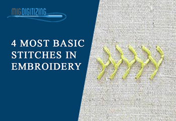4 Most Basic Stitches in Embroidery 