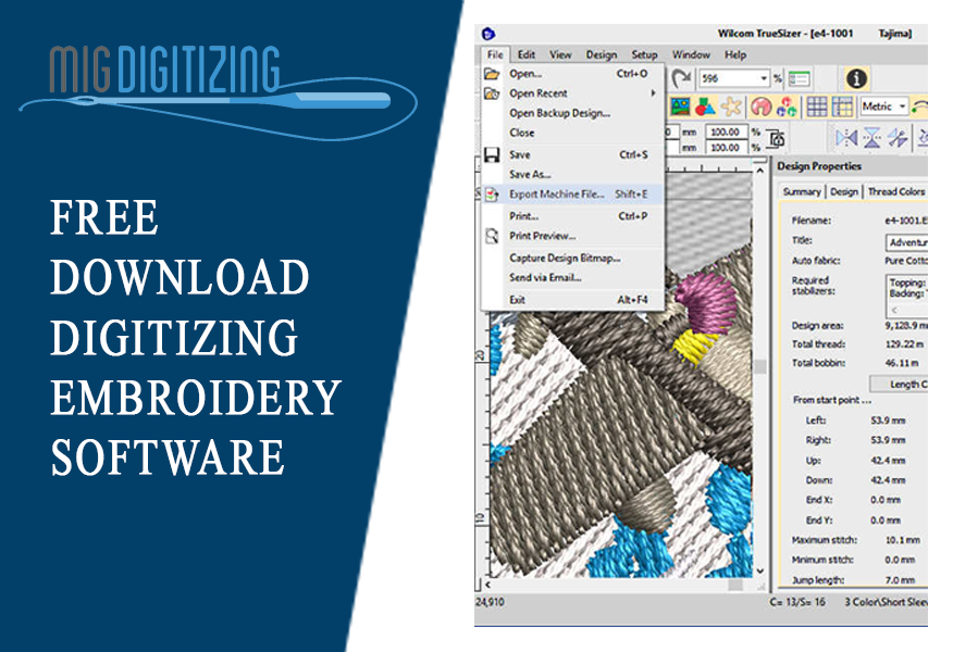 Free Download Digitizing Embroidery Software