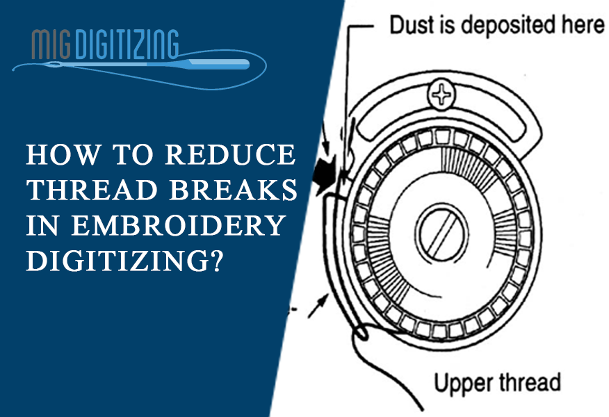 How To Reduce Thread Breaks In Embroidery Digitizing?