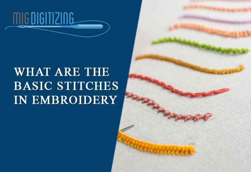 What are the Basic Stitches in Embroidery