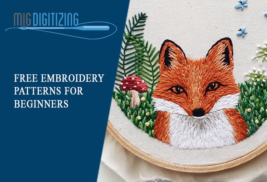 Free Embroidery Patterns for Beginners