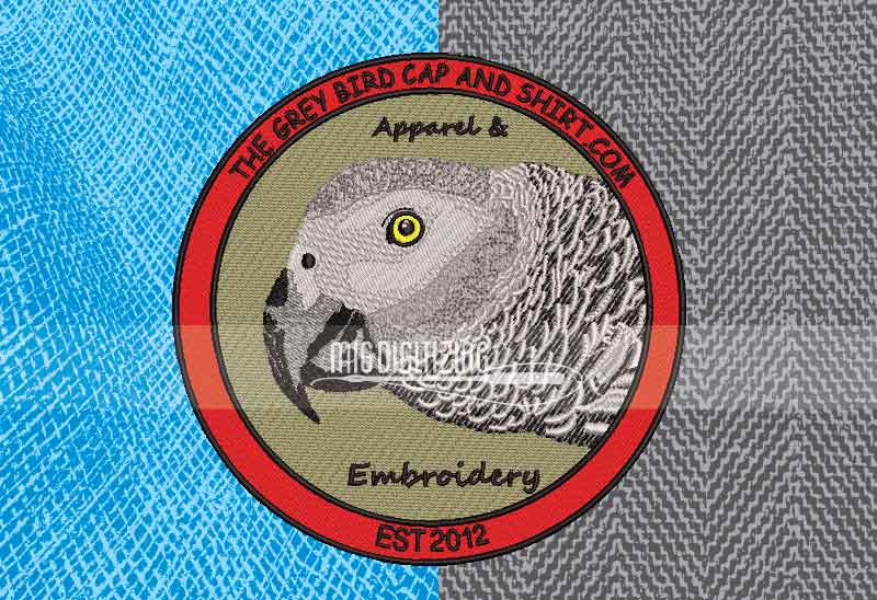 parrot-patch-digitizing