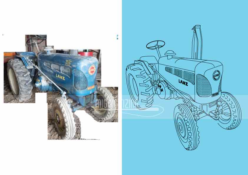 line-art-tractor-vector